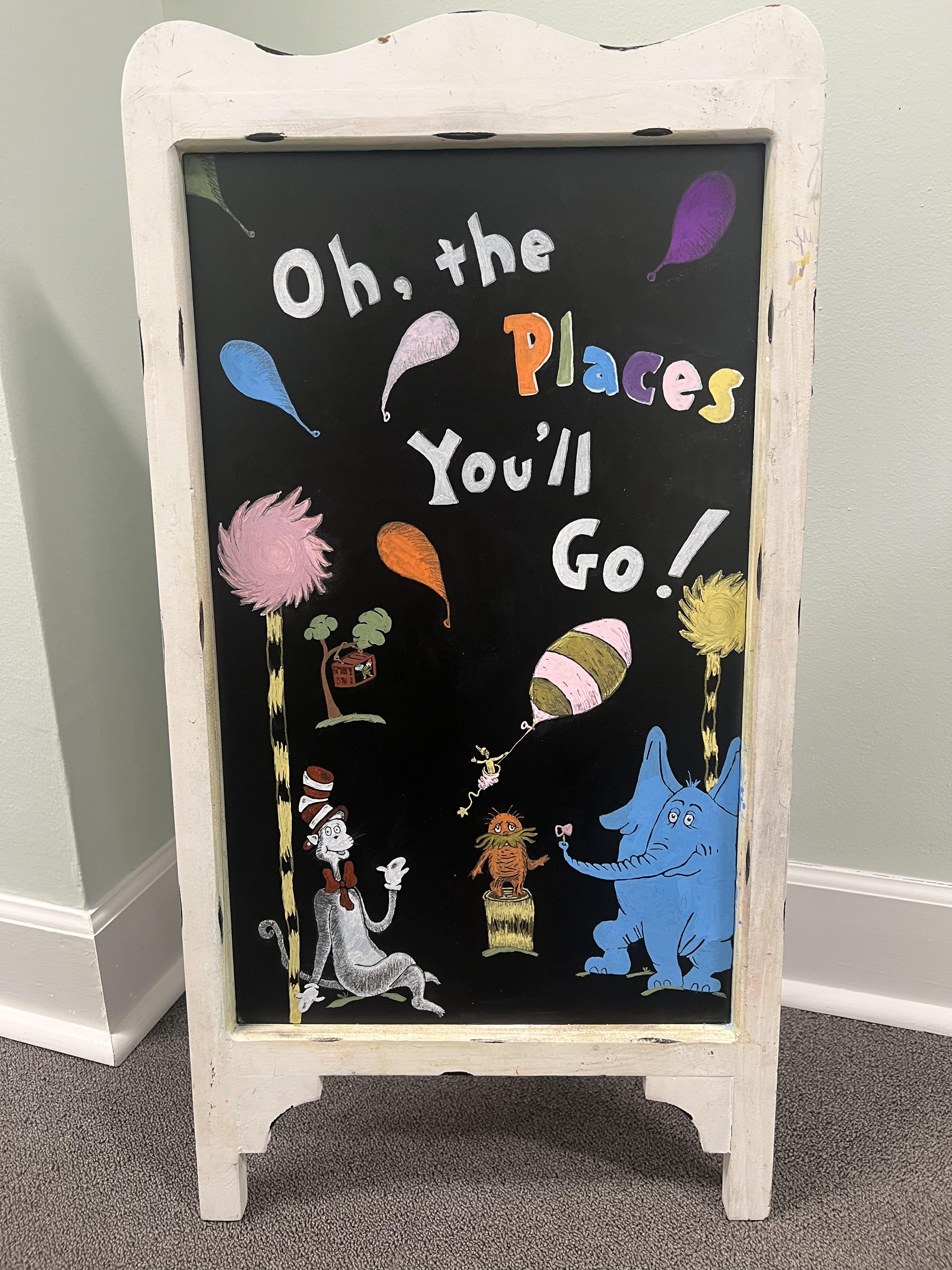 hand drawing for back to school storefront