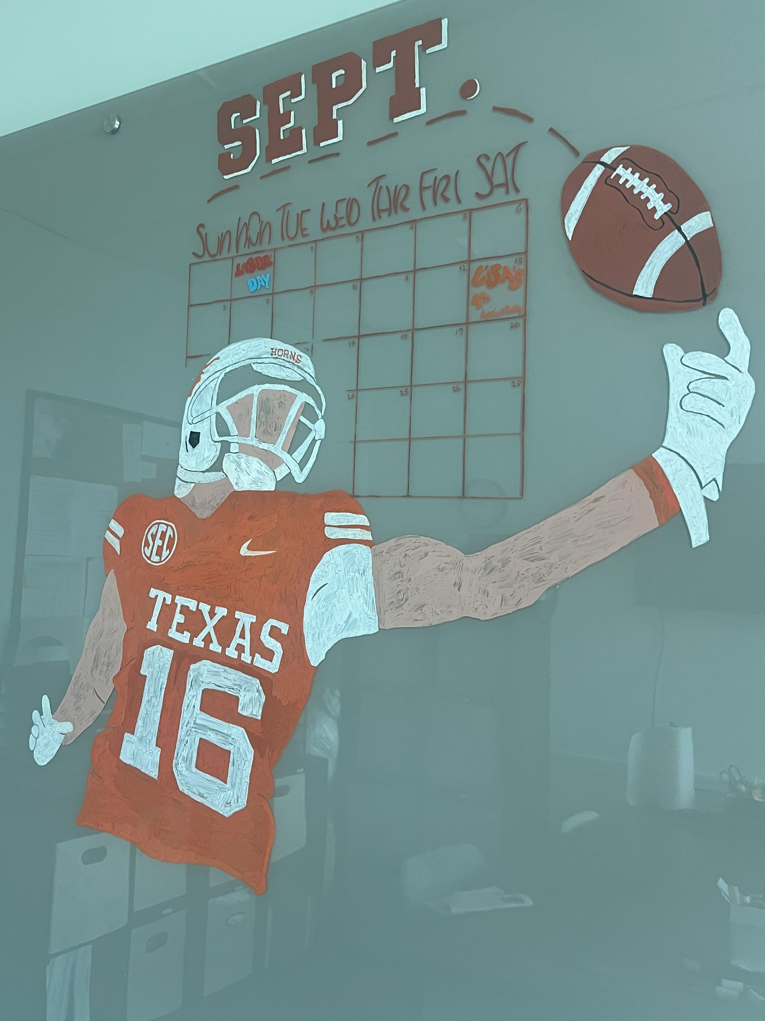 hand drawing for company calendar